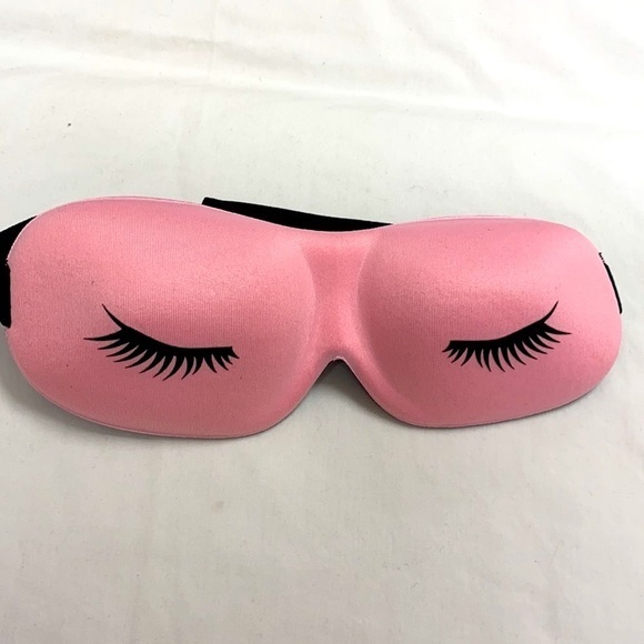 Sleep Mask Pink Satin - Picture 4 of 8